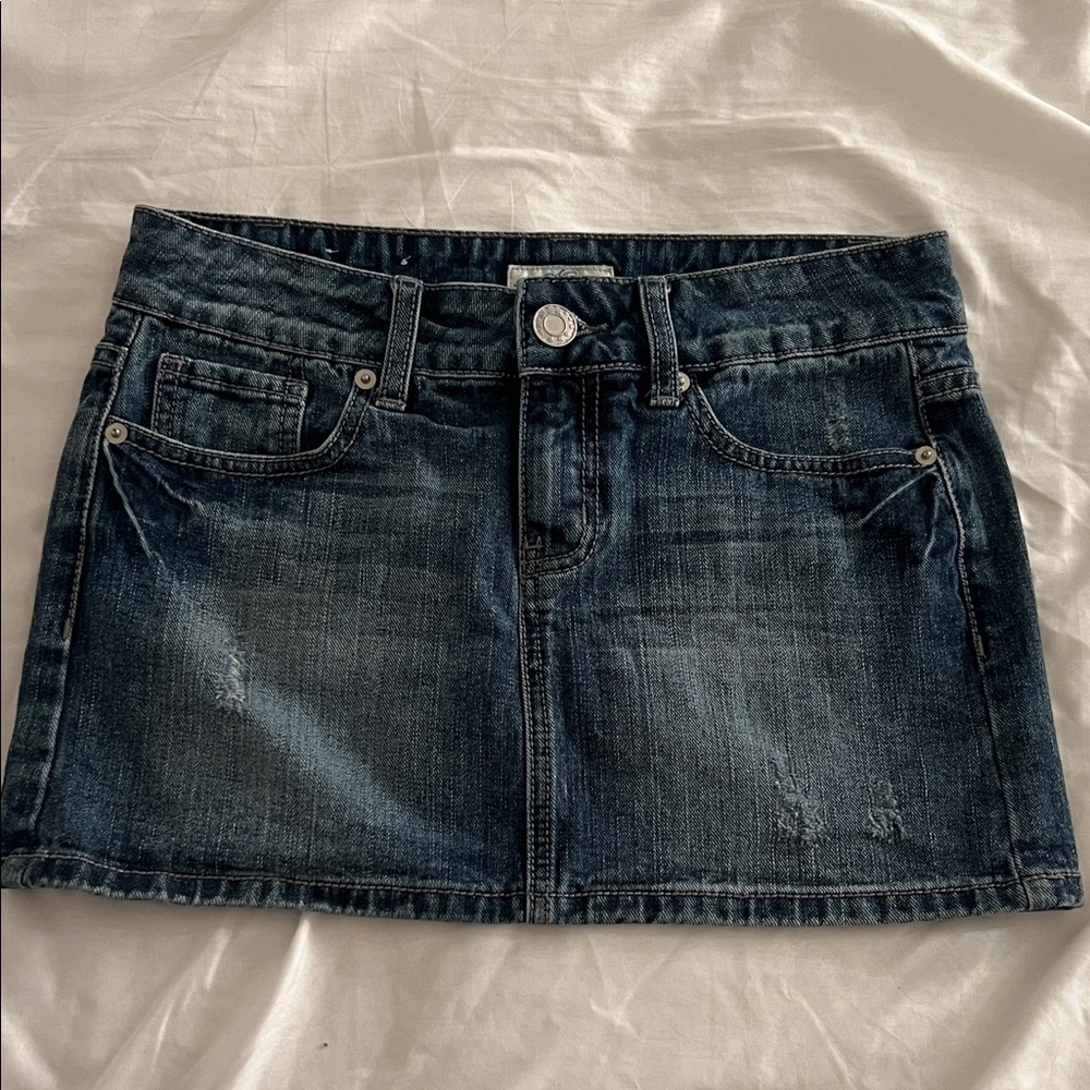 Denim Mini Skirt
